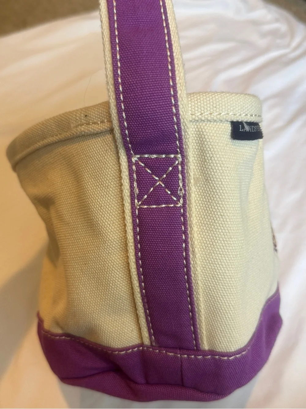 Lands End Kids’ Easter Canvas Basket/Tote